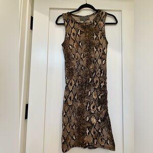 Sunday in Brooklyn dress, Never worn but removed tags, snakeprint, XS